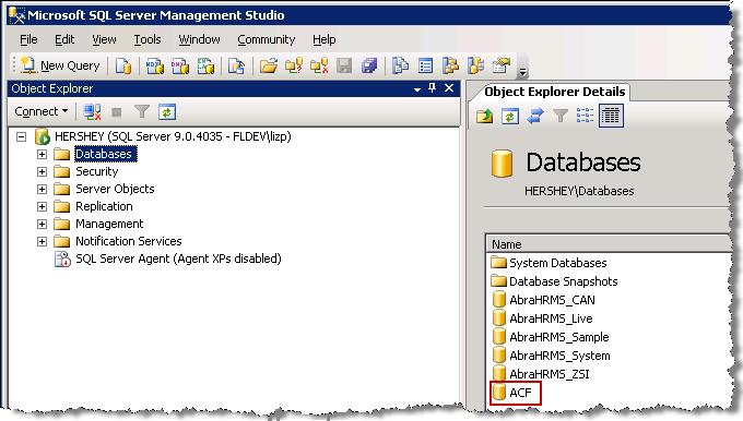 Set up Company Database 5. Click OK. The database you created has been added. 6. Exit Microsoft SQL Server Management Studio. Set up Company Database 1.