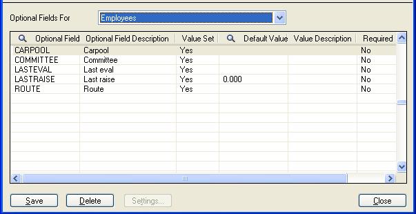 Step 6: Set Up Optional Fields (optional) For an optional field defined for: Manual Checks Its default value comes from: if any. If none, the value comes from the Optional Fields page.