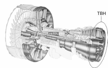 Figure 1. Tail bearing housing on a generi aero engine. BACKGROUND Manufaturing simulations an be used to design the manufaturing proesses.