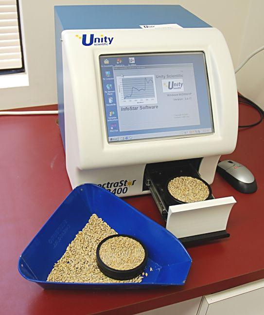 Near-Infrared Reflectance Spectroscopy (NIRS) is a technology used to quickly analyze feed nutrients.