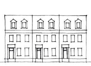 Commercial prototype Multi-family prototype - attached rowhouses