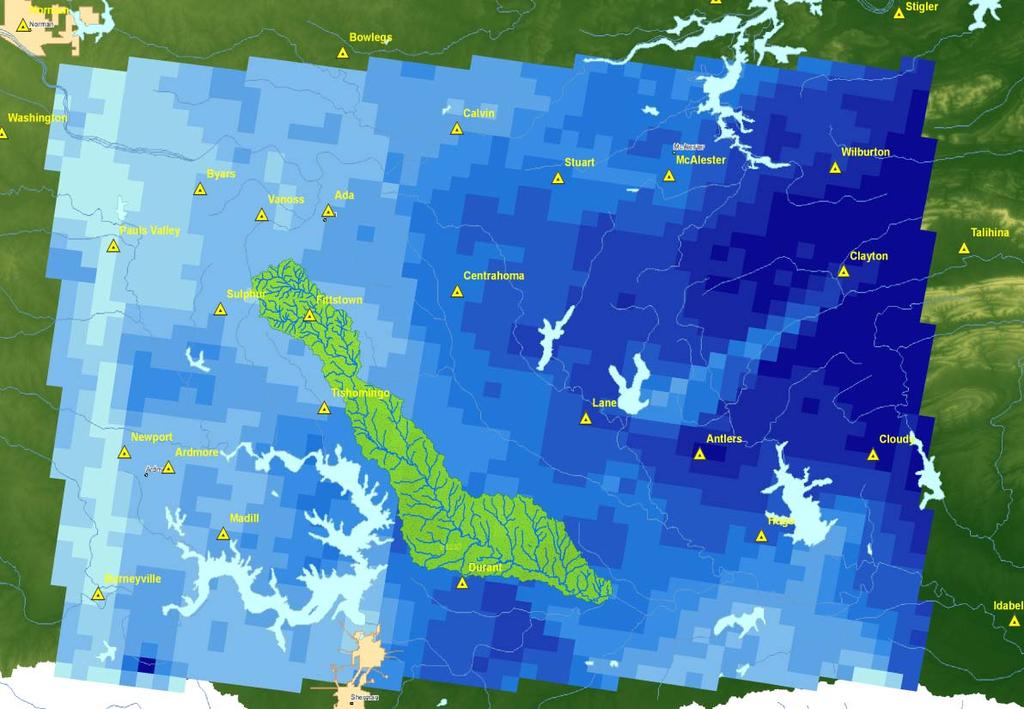 Rainfall Products Radar MFB 30,000 Simulated MFB = 1.0202 (Observed) R 2 = 0.
