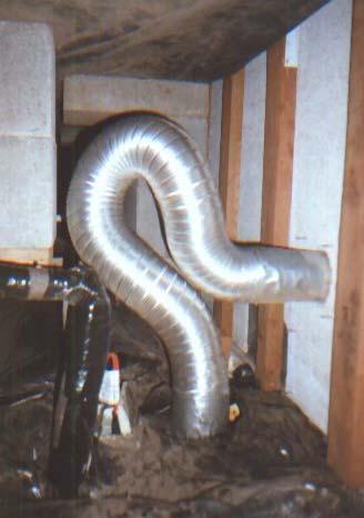 This dryer vent duct will tend