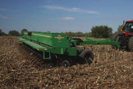 The most frequent weakness on many no-till drills is the amount of down pressure available to each disc opener or pair of disc openers.