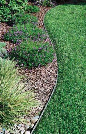 Flexibility: Trex Landscape Edging is extremely flexible. Staking is all that s needed to create perfectly curved sections.