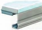 Lengths range from 1050mm to 3000mm Galvanised Steel Shelf Panels Span box beams to form a steel shelf.