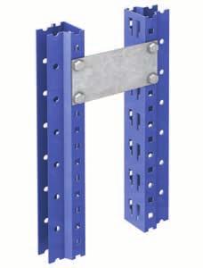 M7 SHELVING FOR MEDIUM AND LARGE LOADS Frame unions Steel plates which are fixed