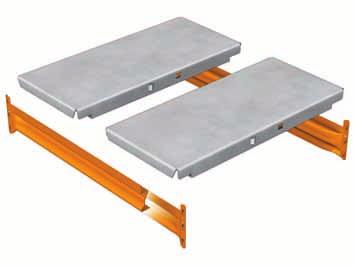 Metal shelves Galvanized picking shelves The most commonly used combination is to fit metal shelves with Z beams.