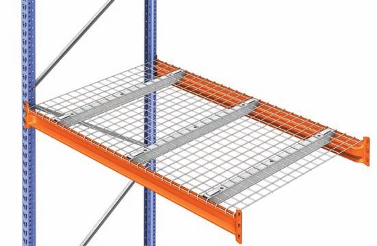 Mesh Shelves Mesh shelves They are formed by rectangular electro-welded mesh pieces supported on the ZE or ZS beams and