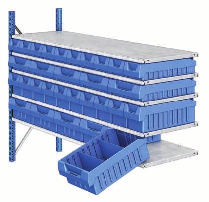 - By fixing them only to the bottom shelf. For more information on HD dividers, please refer to the M3 shelving catalogue.