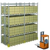 potential space utilisation than conventional racking systems