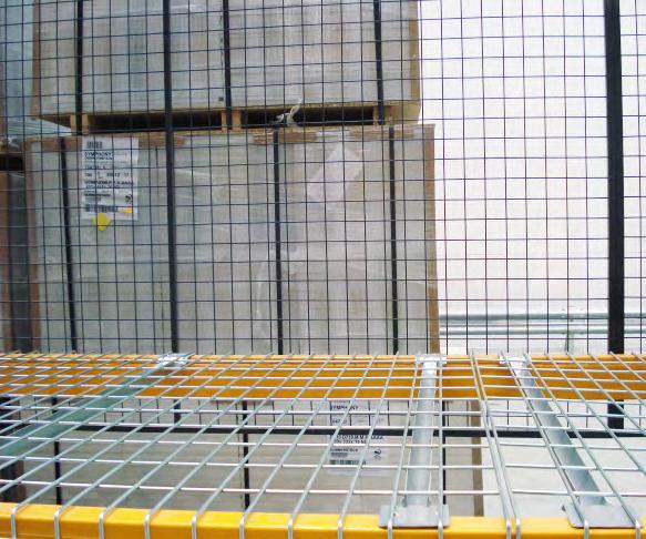 RACK GUARDIAN ANTI-COLLAPSE MESH MESH PANELS Constructed from 3mm wire in a
