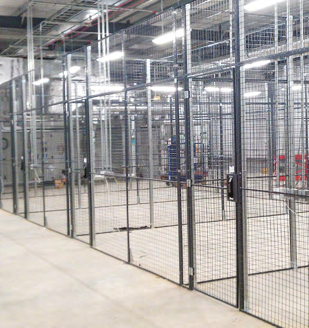 STORGUARD MESH STORGUARD partitioning is a durable cost-effective modular mesh paneled system, which can be customised to meet to your specific security requirements either as a straight wall or