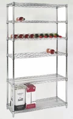 75 The kit comes with three shelves and four uprights 854mm, one