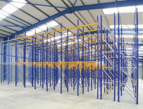 PALLET RACKING Pallet Racking Our pallet racking system is held in stock in the most popular sizes, we can also supply factory orders within 4 weeks.