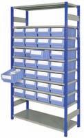 234 x 140 trays Shelf trays c/w label and shelf stop/handle - available 300, 400 and 500mm deep.