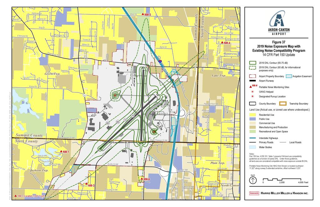 Akron-Canton Airport Part 150 Update Study Public Review Draft - October 2014 2014 and 2019 Noise Exposure Maps and