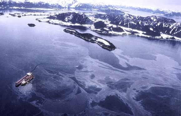 Exxon Valdez Oil Spill March 24, 1989, Exxon Valdez spilled oil in Prince William Sound Over 1,600 km (1,000 mi) of shoreline was coated Exxon ruled negligent in 1991