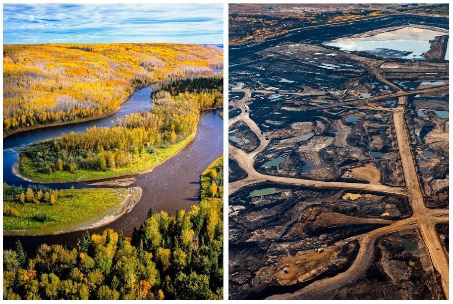 Tar Sands Problems With Tar Sands Destruction of land in mining Large air