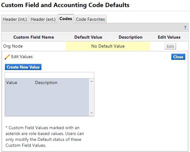 Once set to default, field value will auto populate on all