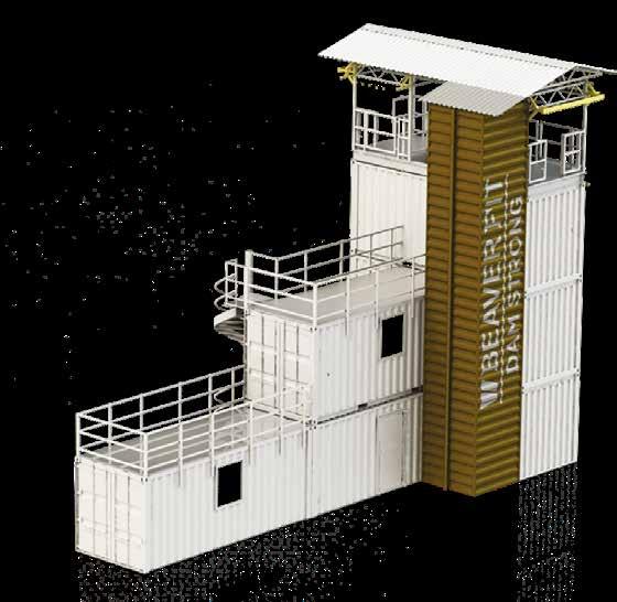 LIFT SHAFT The BeaverFit Lift Shaft feature can be incorporated into any Urban Climbing structure or operational solution, and is designed to enable training in a realistic elevator lift shaft