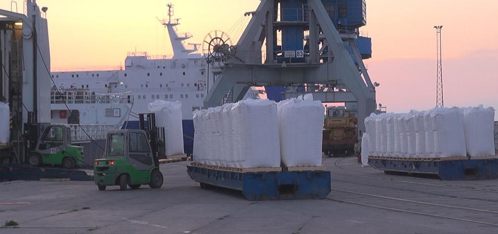 Besides servicing cargo traffic between Russia/Asia and the EU the Northern Port of Paldiski provides for transshipment of rolling machines (harvesters, construction and agricultural machines both