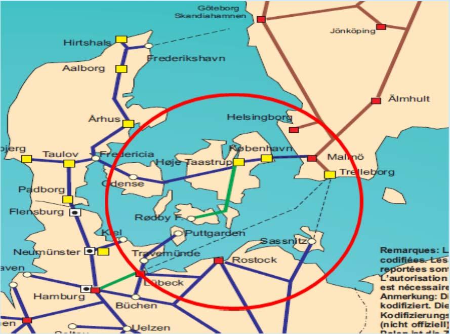 /extension of AGTC network) - Denmark, Germany, Sweden - pending