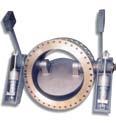 : 1, 6 Nuclear butterfly valves Type: N Size and pressure range Materials Temperature range Application High performance valve with double block and bleed sealing system
