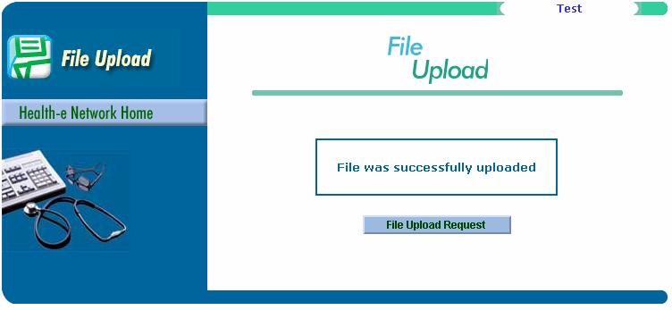 File Upload, continued 1 Click on upload file.