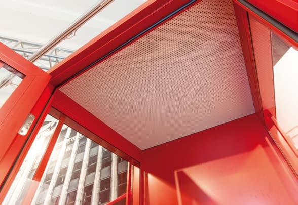 8 sound absorption so reducing sound reflection within the booth.