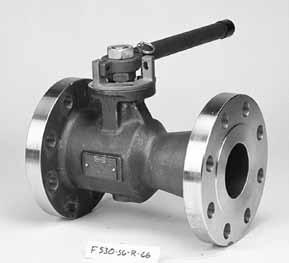Revision 8/26/2009 Class 300 Stainless Steel Flanged Ball Valves Unibody Design Blowout-Proof Stem 316 SS Trim Mounting Pad Fire Safe Vented Ball 720 PSI/50 Bar Non-Shock Cold Working Pressure u