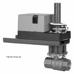 Revised 3/31/2011 Bronze Ball Valves for System Controls Applications Two-Piece Body Reduced Port 316SS Trim Blowout-Proof Stem Reduced Orifice Ball for HVAC Control Applications 600 PSI/41.