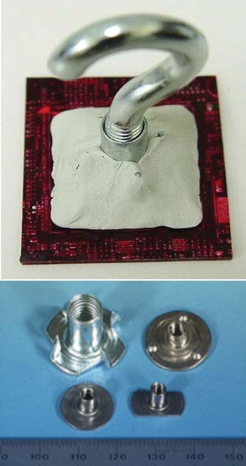 Molding Compound (Top) and Examples of Tee
