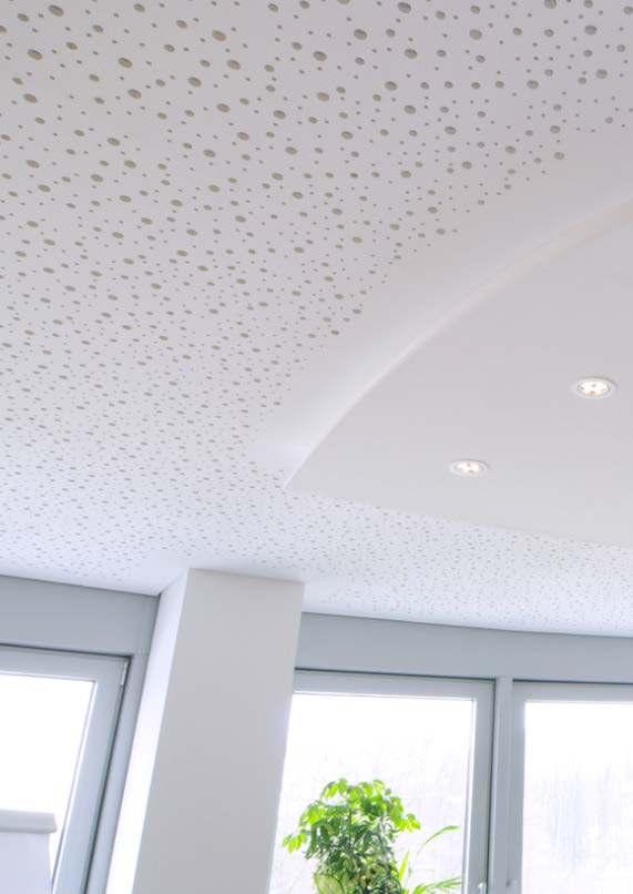 VoglFuge / VoglJoint system SEAMLESS CEILING WITH SMOOTH CONTINUOUS LOOK GROUP 1 FIRE RATED SUPERIOR ACOUSTIC PERFORMANCE DIVERSE