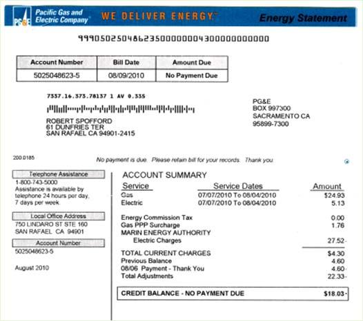 metering program and new local programs New page in customer s bill; electric generation charges only What Stays the Same?