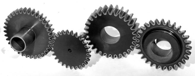 For example, the flanks, roots, and tips of gear teeth can be selectively hardened. Figure 5.