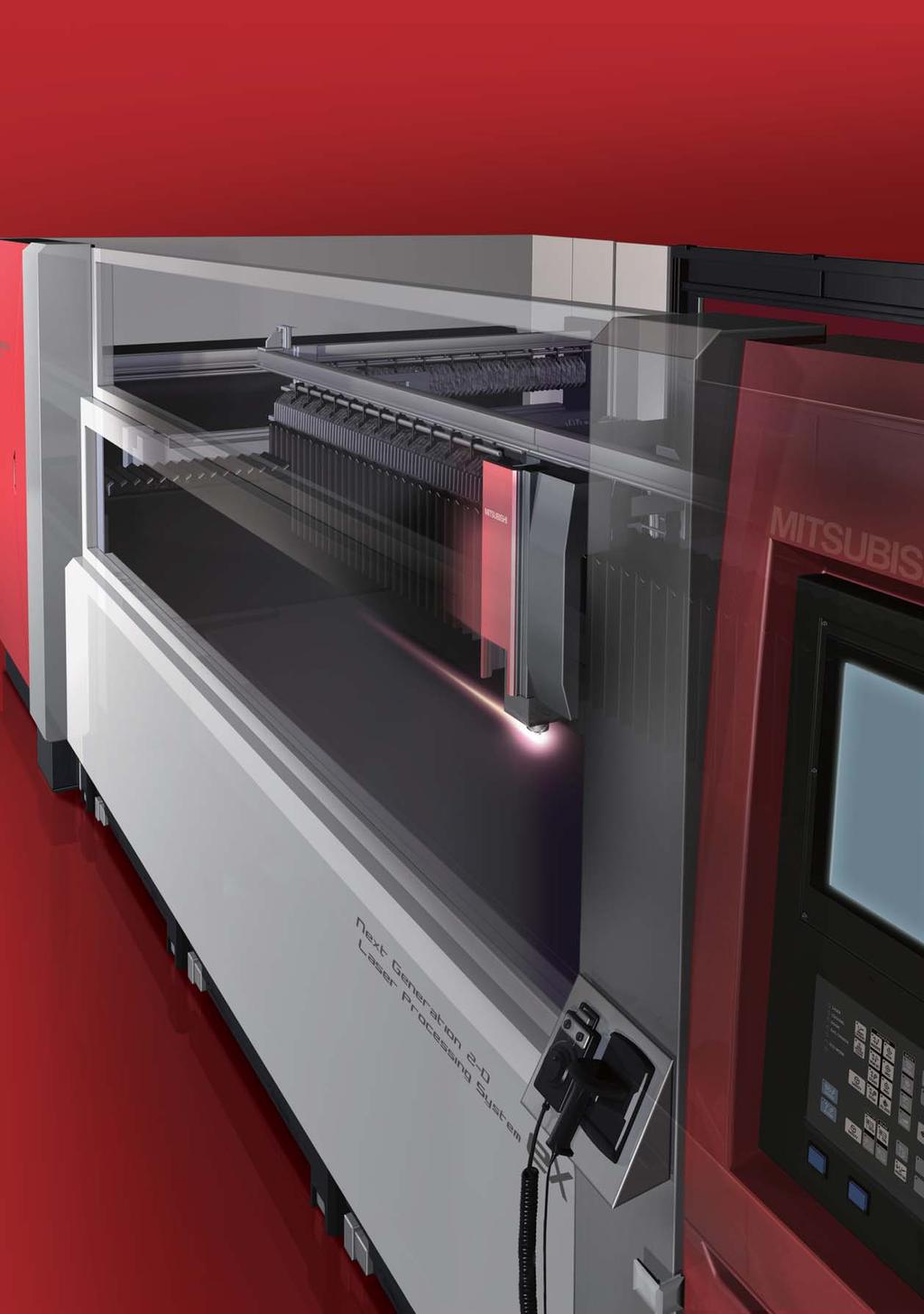 CO2 2-Dimensional Laser Processing Systems ex Series Eco Changes is the