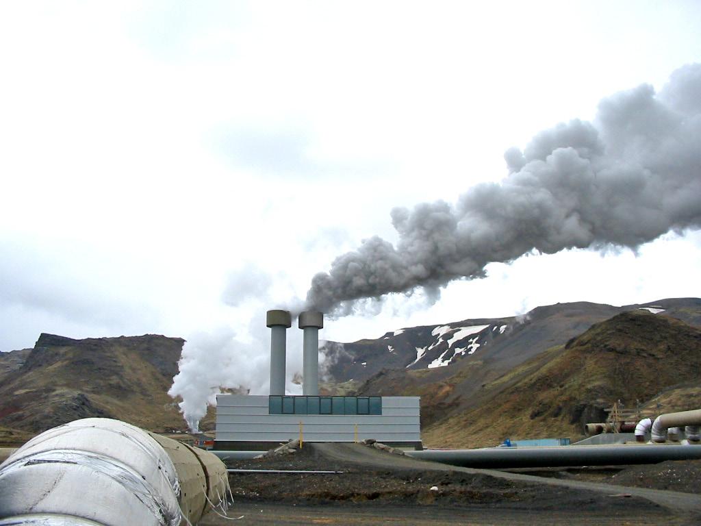 The steam is piped through moisture separators and then passes through condensing steam turbines, with indirect condensers, where electric energy is generated.
