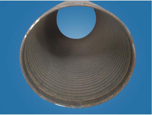 Wear resistant chrome pipe is composed of the wear base material and the
