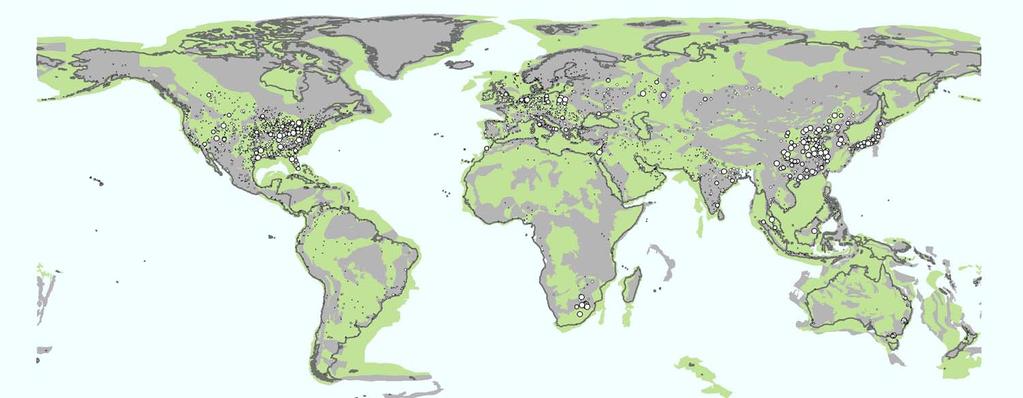 World Regional CO 2 Storage Opportunities Emission sources Emission regions (300 km