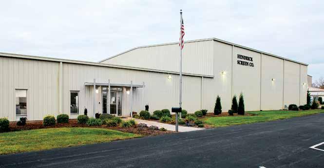 OUR MANUFACTURING FACILITY Owensboro, KY Profile/Wedge Wire & Fabrication Southern Plant Manufacturing Facilities Founded in 1974, Owensboro, KY is home to Hendrick s 31,000 square foot production