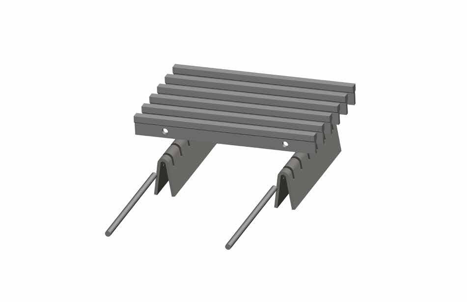 Profile Bar Construction MAXIMUM OPEN AREA SELECTION OF BAR SHAPES AND SIZES CONSISTENTLY ACCURATE OPENINGS SELECTION OF U-CLIP HEIGHTS AND GAUGES AVAILABLE OPTIONAL: U-CLIP BAR INSERT TO MAXIMIZE