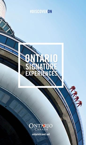 ONTARIO SIGNATURE EXPERIENCES The Ontario Signature Experience program is now accepting applications PROGRAM ELEMENTS Self-assessment questionnaire Continuous intake process Evaluation committee of