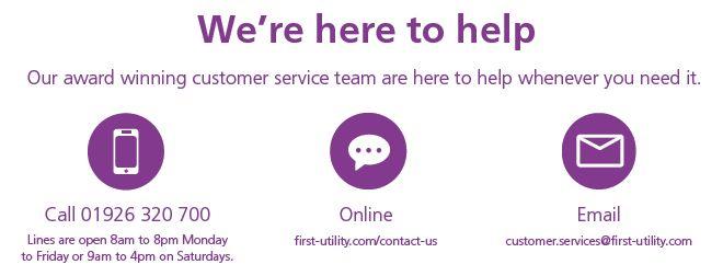 We re here to help Our UK based customer care teams are always easy to get hold of,