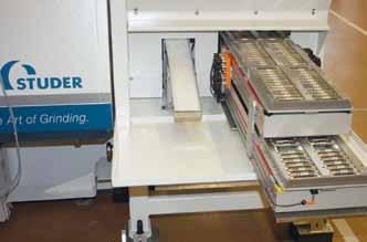 Grinding Technology Studer easyload enables loading palletized cylindrical parts into the Studer cylindrical grinder.