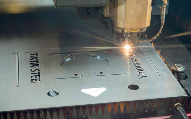 A brand that delivers value We developed Ympress Laser to deliver excellent value to you Tailor-made Ympress Laser is tailor-made for fast and efficient laser cutting in grades suitable for your cut
