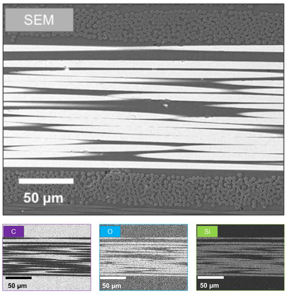 Scanning Electron Microscopy In the final stage of image acquisition, a ZEISS Crossbeam 540 FIB-SEM was used to capture the finest length scale of information, as well as localized composition.