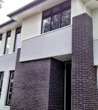 Concrete bricks are usually 76 mm high x 23 mm long x 11 mm wide, the same shape as the more traditional clay bricks.