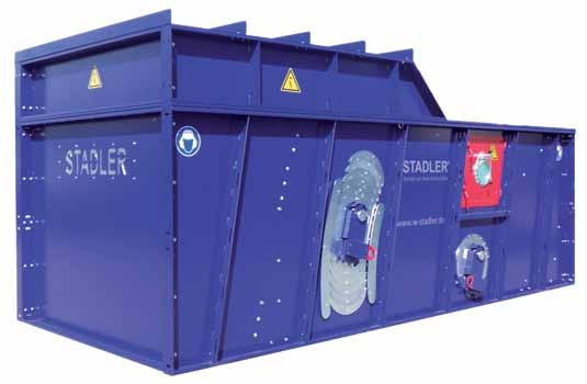 The Ballistic Separator Input Types Typ Paper, Cardboard PPK Light packaging, mixed paper and cardboard, film, drinking and detergent bottles STT2000 Non-hazardous Industrial Waste, Construction and