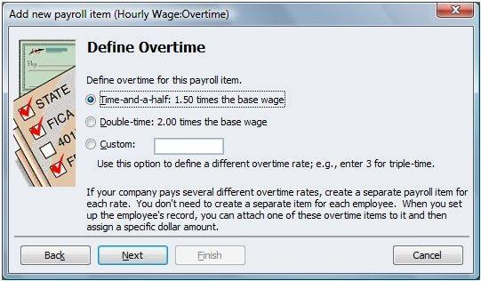 Click the Next button. 5. Select the appropriate overtime rate for this pay item, Figure 37.